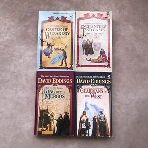 VTG David Eddings Belgariad & Mallorean Fantasy Fiction Paperback Books